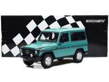 1980 MERCEDES-BENZ G-MODEL (SWB) TURQUOISE 1/18 DIECAST BY MINICHAMPS 155038001