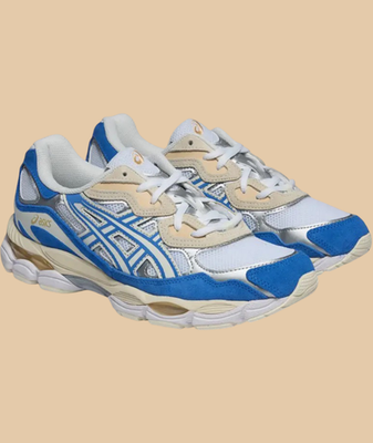 ASICS Gel-NYC White Blue Coast 1203A383-116 Men New | eBay