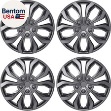 Confezione 4 Coprimozzi Universali Ricambio R17 17 Pollici, Copricerchio Acciaio per La Maggior parte