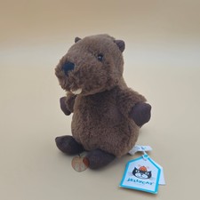 Jellycat Nippit Beaver - AUTHENTIC - NEW WITH TAGS