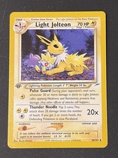 Light Jolteon 48/105 1st Edition Neo Destiny 2002 Pokemon Card NM
