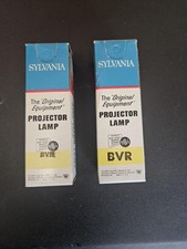 Vintage Sylvania BVR Blue Top Projector Lamp Bulbs 30W 120V 25 Hrs USA Lot 2