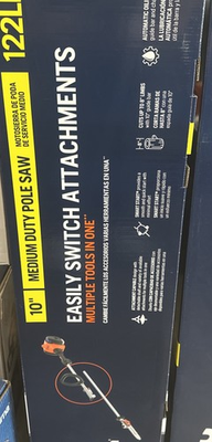 #ad Husqvarna 122LKP Gas PoleSaw 10quot; Bar Part# 970796201 $299.00