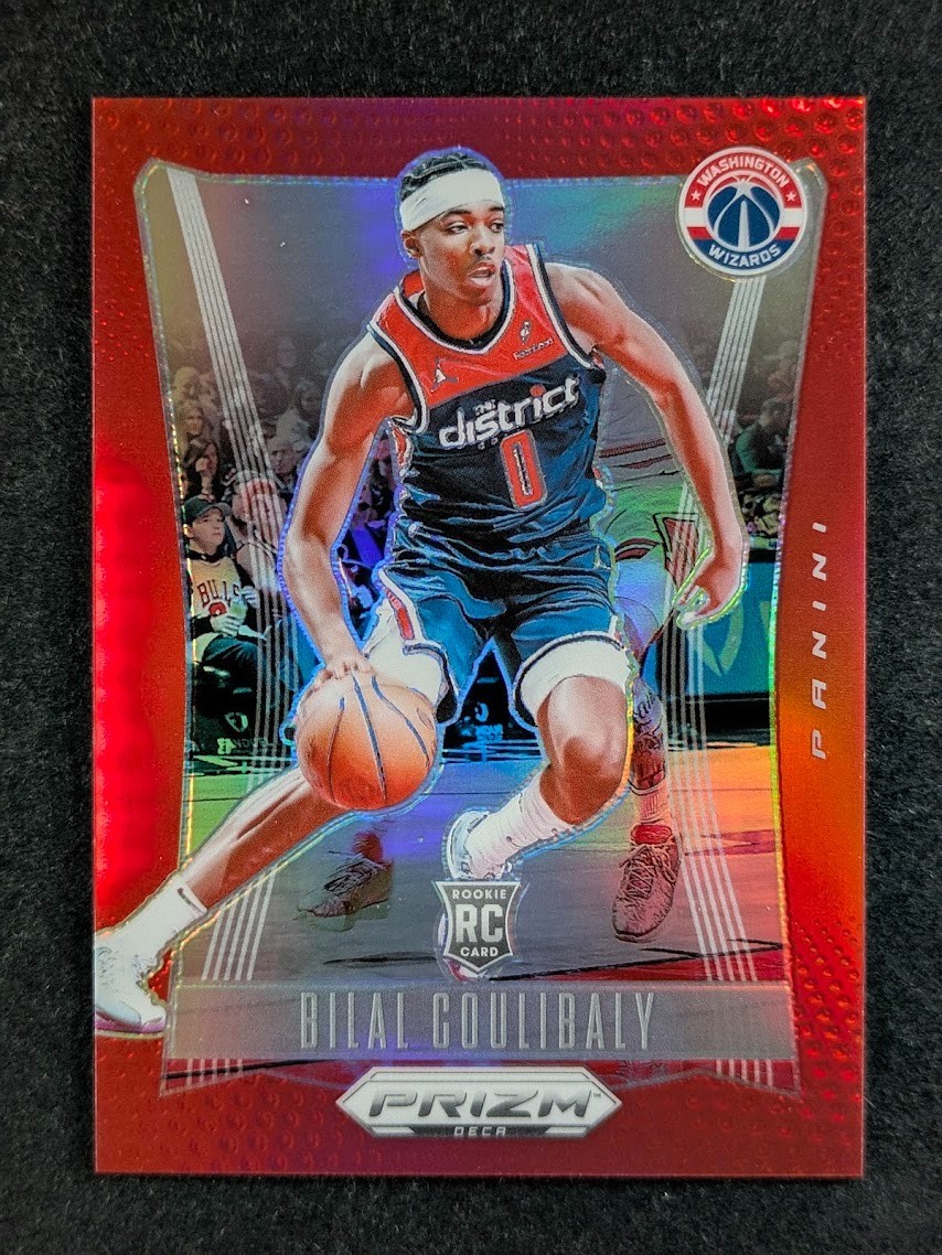 2023-24 Panini Prizm Deca BILAL COULIBALY 169/199 Rookie RC Red Prizm #177