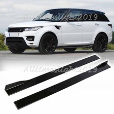 For Land Rover Range 86.6 Side Skirt Splitter Spoiler Extension Gloss Black