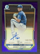 2026 Bowman - Kendry Chourio 1st Chrome Prospect Auto Purple /250 #CPA-KC Royals