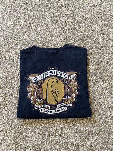 VTG Quiksilver Eddie Aikau Big Wave Invitational T-Shirt Surf Size XL 2011-12