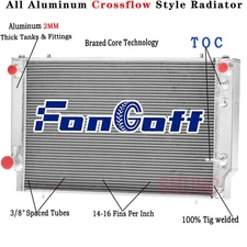 4 Row Aluminum Radiator For 1976-1996 92 1994 JAGUAR XJS XJ12 V12 5.3L 6.0L Auto