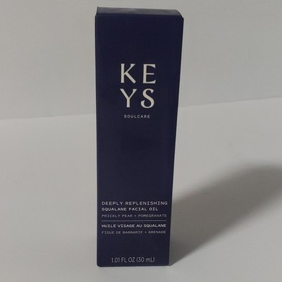 Keys Soulcare Squalane Facial Oil Prickly Pear Pomegranate Hydrating 1.01 fl oz