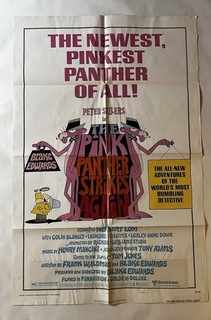 The Pink Panther Strikes Again Original One Sheet Movie Poster 27 x 41 in