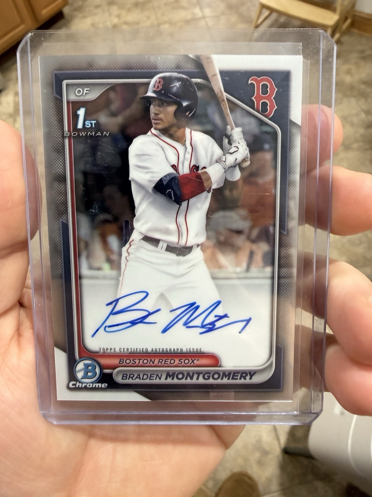 2024 Bowman Draft - Chrome Prospect Autographs Braden Montgomery #CPA-BM  