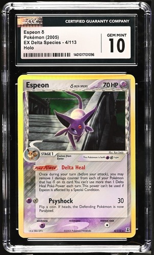 Espeon δ graded CGC 10 for sale on eBay