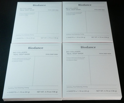 Biodance Bio Collagen Real Deep Mask, Lot of 4 - 16 Masks Total SEALED UNEXPIRED