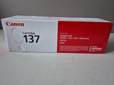 Canon 137 Genuine Toner Cartridge, Black