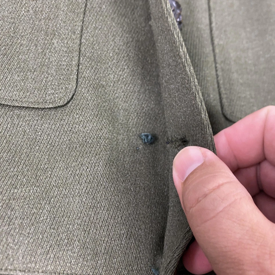 Vintage USMC Service Coat Jacket Mens Olive Green Military Uniform EGA Buttons - Image 3 of 4