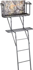 New16.5' 2-Man Ladder Tree Stand for Hunting Elevated Climbing Seat Hunting Gear