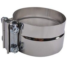 5inch Stainless Steel Exhaust Clamp For Turbo Downpipe Muffler Repair 5inch Stainless Steel Exhaust Clamp For Turbo Downpipe Muffler Repair