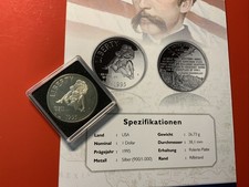 USA 1 Dollar 1995 Silber PP - Sanitäter (5)