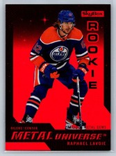 2023-24 Metal Universe Red PMG Raphael Lavoie RC /100 Edmonton Oilers #R-12