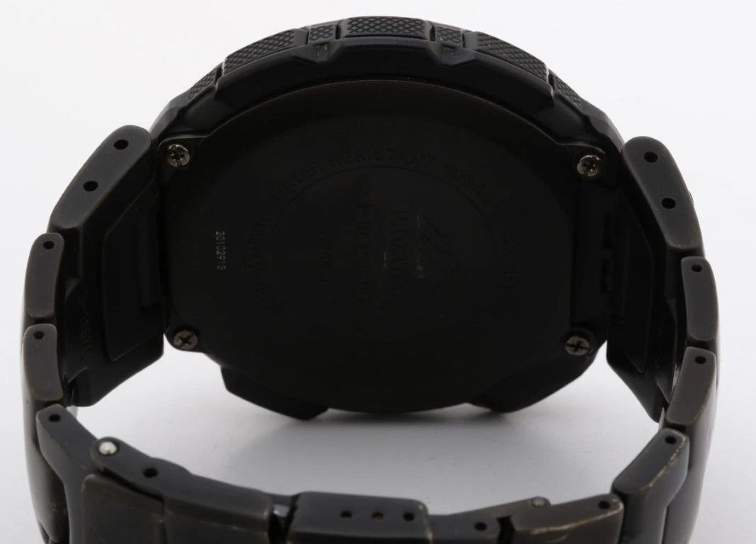 Reloj digital Casio PRO TREK PRW-1300YTJ-1JF negro titanio radio solar