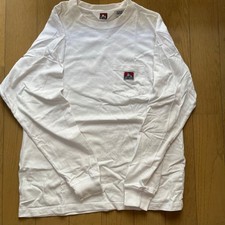 Ben Davis White Long Sleeve T-Shirt L Size Japan