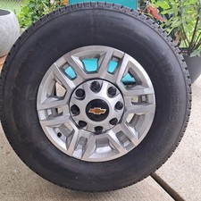 Set Of 4 Tireswheels.firestone Transforce Ht Lt24575r27. Wheels 8 Lug Chevy.