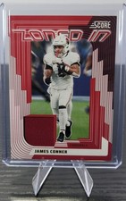 2025 Score Football James Conner ZONED IN Patch #ZON-JCR Arizona Cardinals