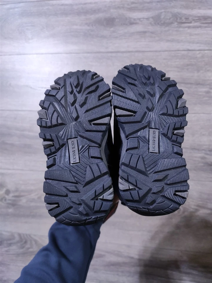 Botas Lands End para niños pequeños niñas niños talla 8 multicolor aisladas zapatos para nieve Foto 4 de 4
