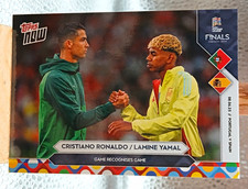 Topps Now 2025 UEFA Nations League Ronaldo Lamine Yamal GRG Insert #008