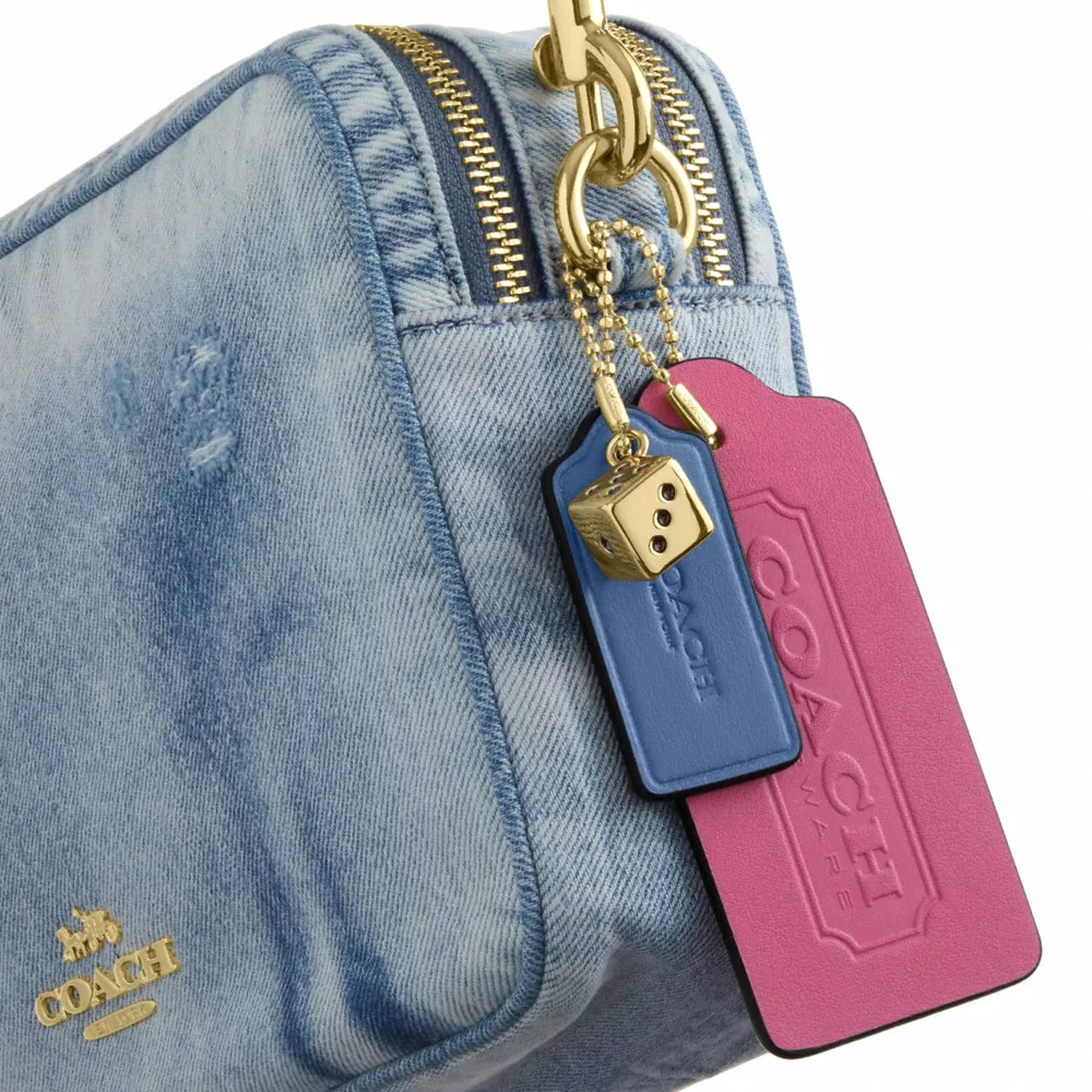 COACH bag Y2K denim コーチ ワンショルダーバッグ デニム Coach Carry Crossbody Bag Loved Denim Charm CEK67 IMNIM | eBay