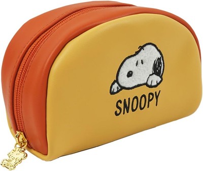 e-mono pouch makeup pouch Snoopy Yellow Peanuts From Japan