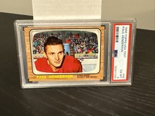 1966 Topps USA Test Hockey Paul Henderson #46 - PSA 6