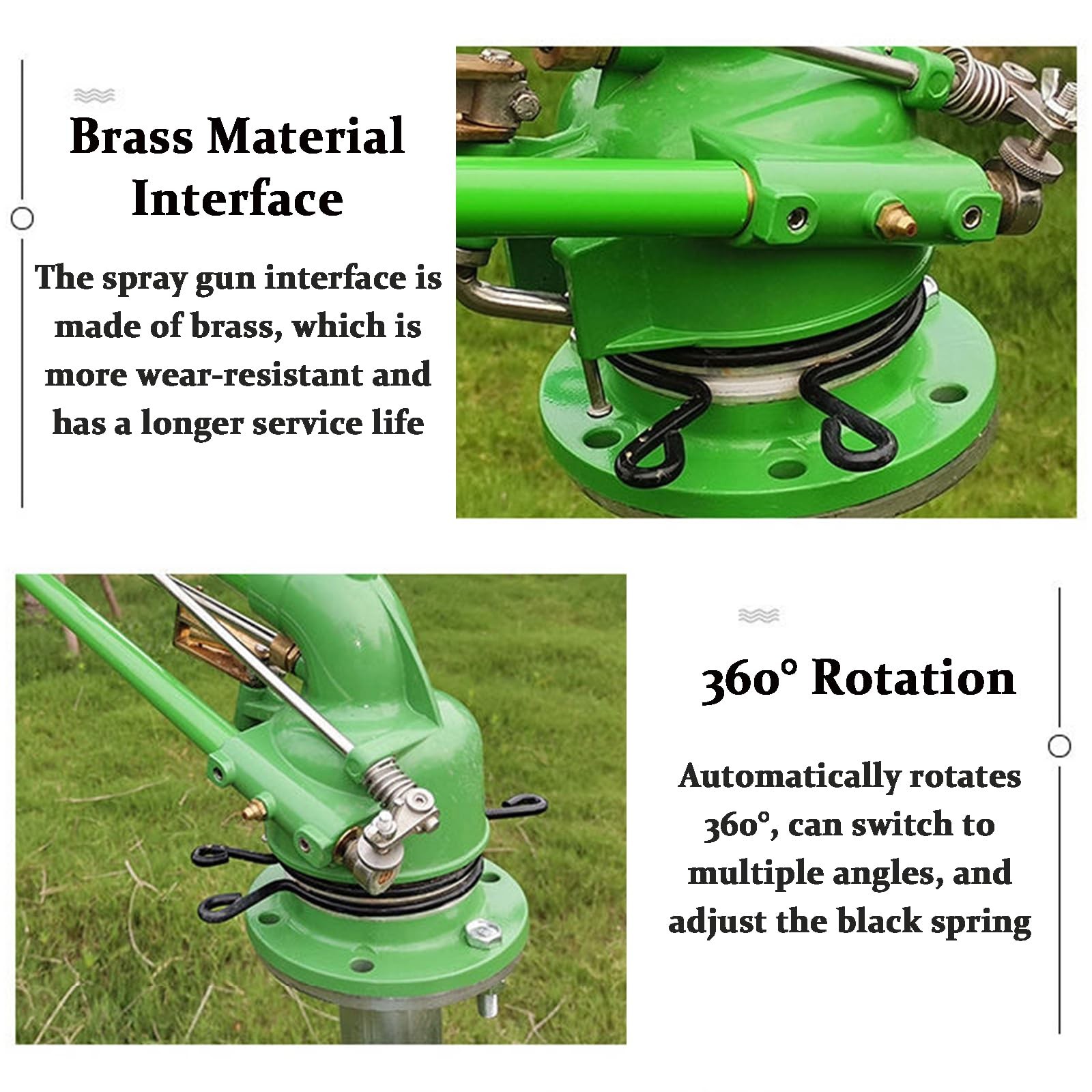 Farm Irrigation On Tripod Base,Tripod Sprinkler,Rotary Large Area Watering Spray