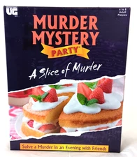 University Games Murder Mystery Party A Slice of Murder 2020 COMPLETE NEW NIB