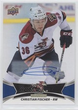 2016-17 Upper Deck AHL Auto SP Christian Fischer #122 Auto z6b