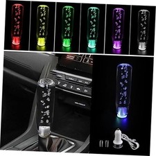 1 Pc Car Led Luminous Crystal Gear Shifter Personalized Bubbles With Colorful 1 Pc Car Led Luminous Crystal Gear Shifter Personalized Bubbles With Colorful