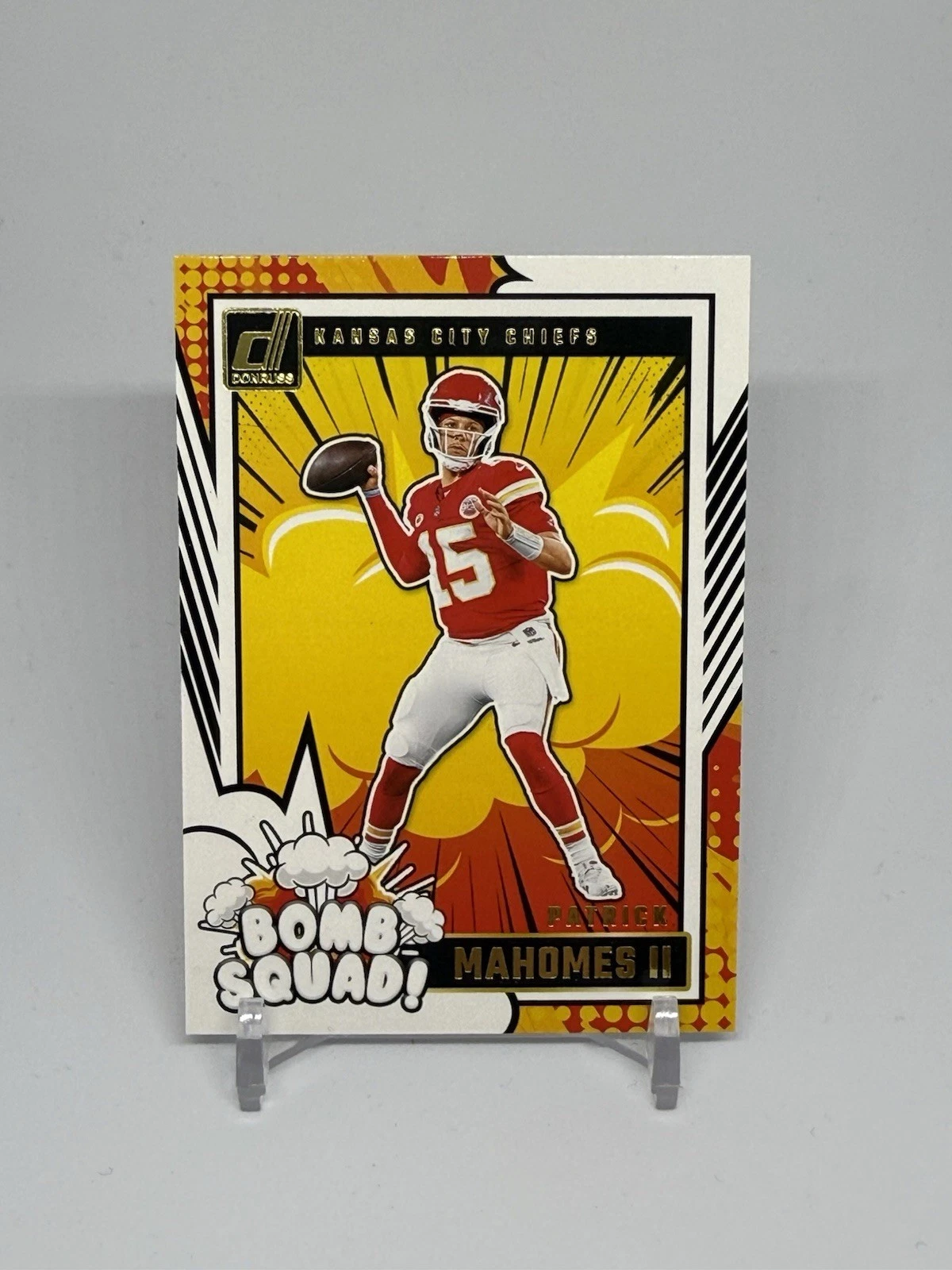Patrick Mahomes trading card