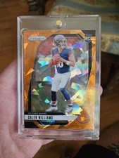 2024 Panini Prizm Caleb Williams #301 Orange Cracked Ice
