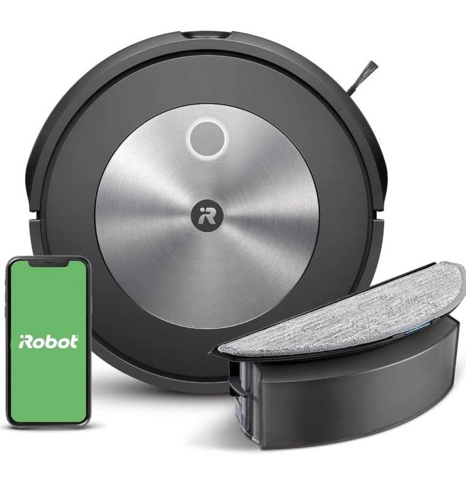 iRobot Roomba Combo j5 Robot Vacuum Missing Mop Attachment Used