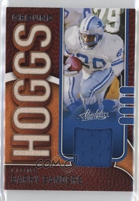 2021 Panini Absolute Ground Hoggs Materials 61/99 Barry Sanders #GH17 HOF s5j