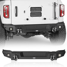 Steel Rear Back Bumper W D-rings Fit 2021 2022 2023 2024 2025 2026 Ford Bronco Steel Rear Back Bumper W D-rings Fit 2021 2022 2023 2024 2025 2026 Ford Bronco