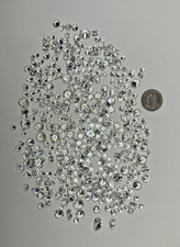 1178.73 Cts Cubic Zirconia CZ Loose Stones Lab Grown mix size C730