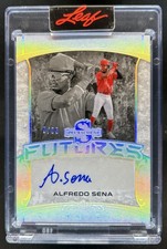 2025 Leaf Spectacular Alfredo Sena Futures Auto Autograph Silver Holo #/35