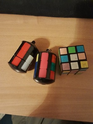 rubiks cube mini and keychain
