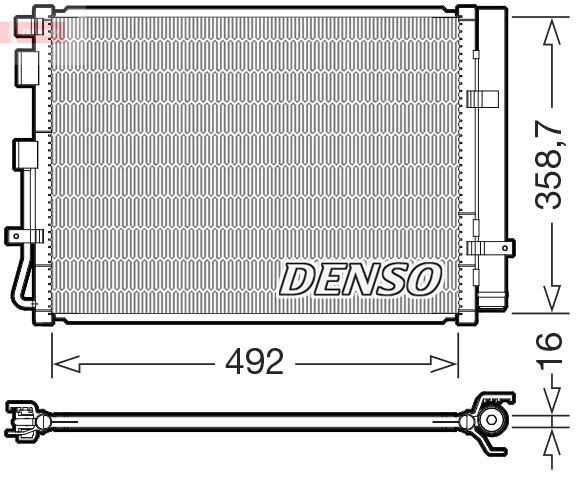Denso Aircon Condenser DCN41035 - Image 8
