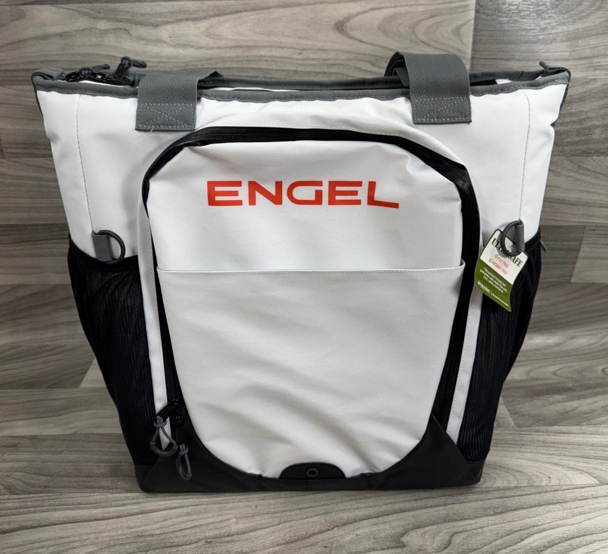 ENGEL ADVENTURE GEAR BACKPACK COOLER INSULATED BAG WHITE GREY SOFT NICE SHAPE