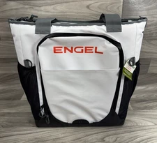 ENGEL ADVENTURE GEAR BACKPACK COOLER INSULATED BAG WHITE GREY SOFT NICE SHAPE