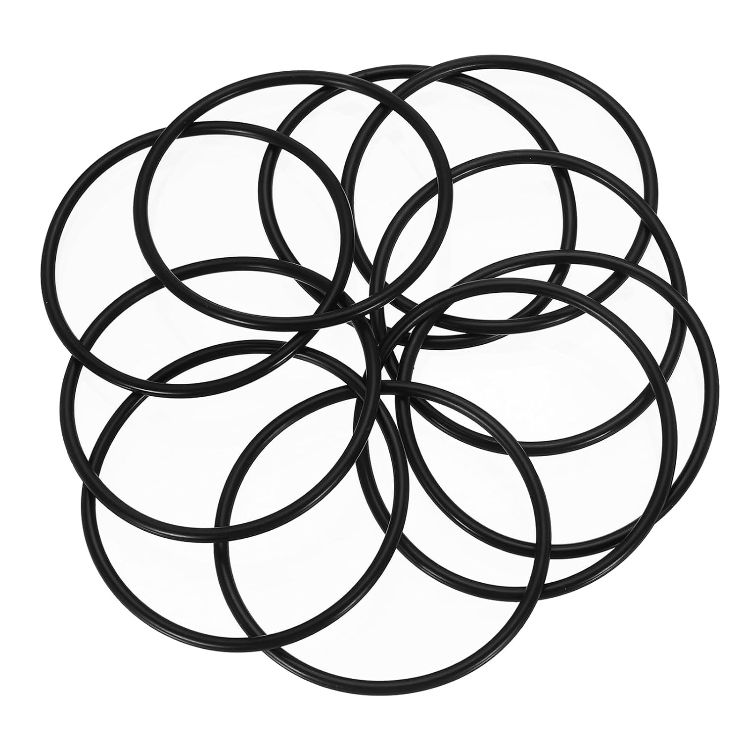 10Pcs AS-232 O-Rings, Nitrile Rubber O-Rings 2-3/4" ID, 3" OD, 1/8" Width round