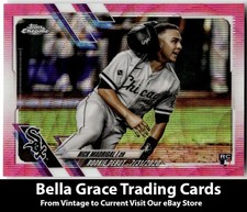 2021 Topps Chrome Update Nick Madrigal #USC89 White Sox Pink Wave Refractor MLB