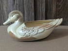 VTG Frankoma Pottery Prairie Brown Glazed Mallard Duck Planter 208A SEE PICS!